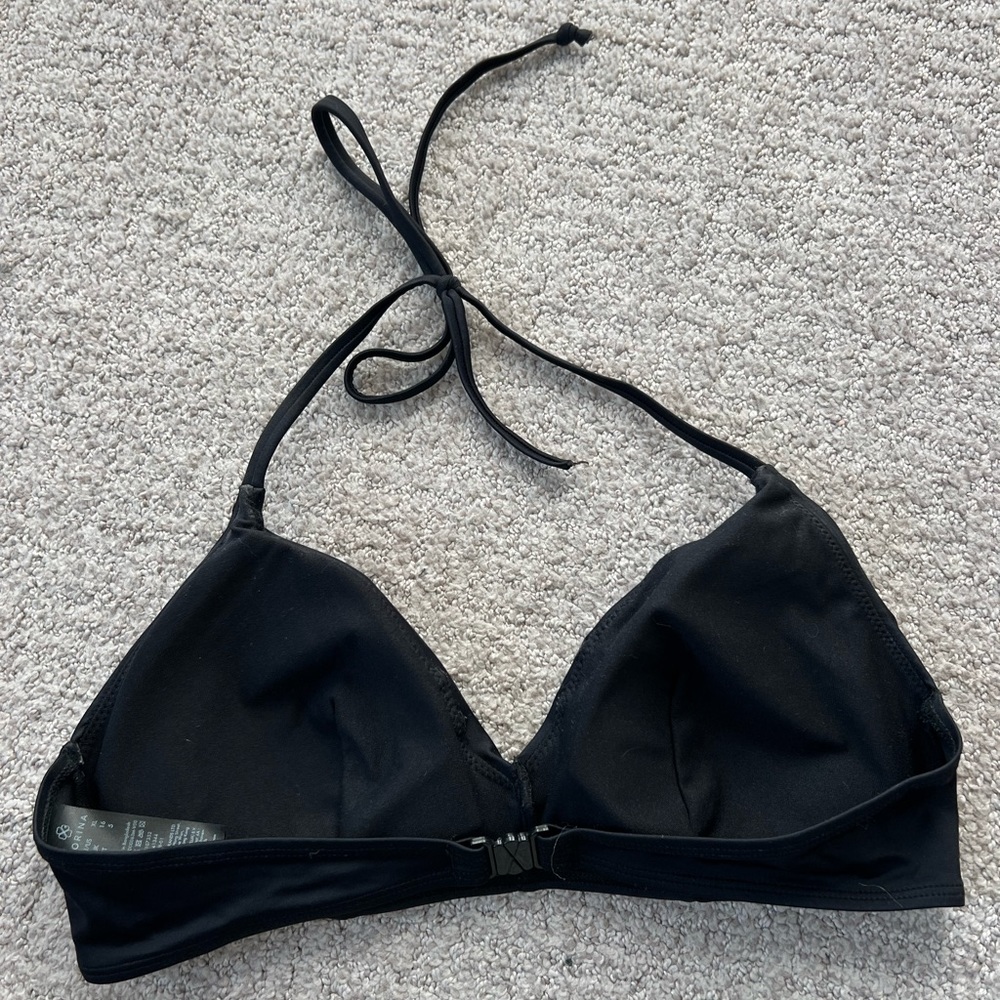Black bikini top